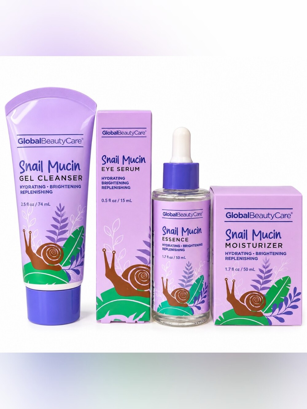 Snail Mucin Skincare Set - 4-pieces